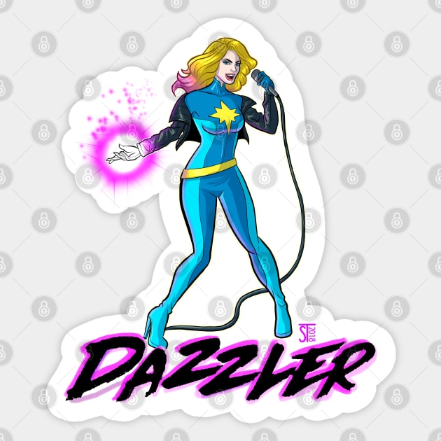 Astonishing Dazzler Sticker by sergetowers80